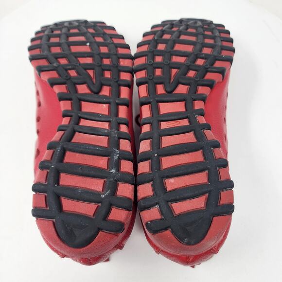 Litfoot Oxford Lace-up Sneaker Women EU41/US10.5 Red Leather Perforated LF9010 - Picture 13 of 13